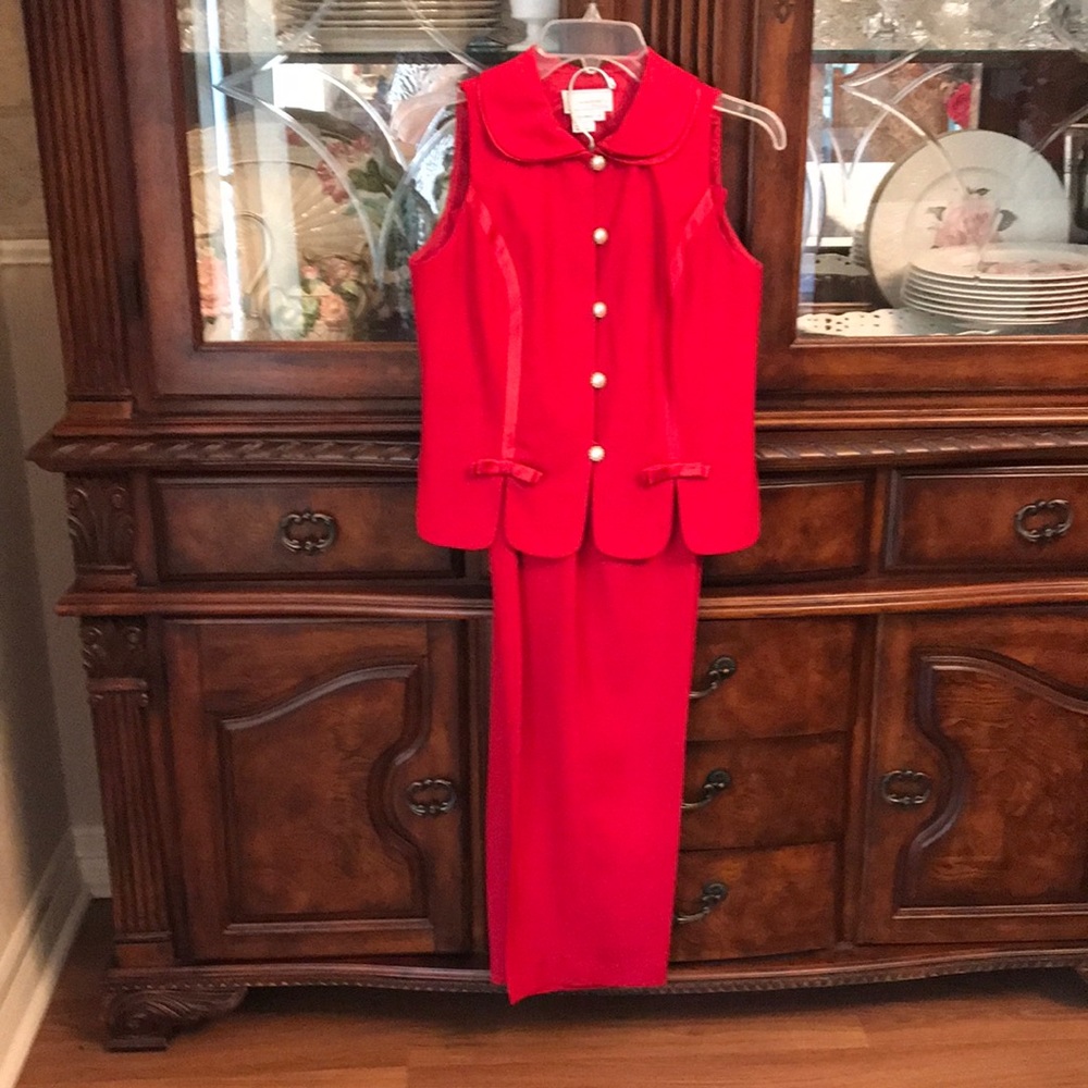 Red Warren Petites pantsuit, Size - Petite 4,